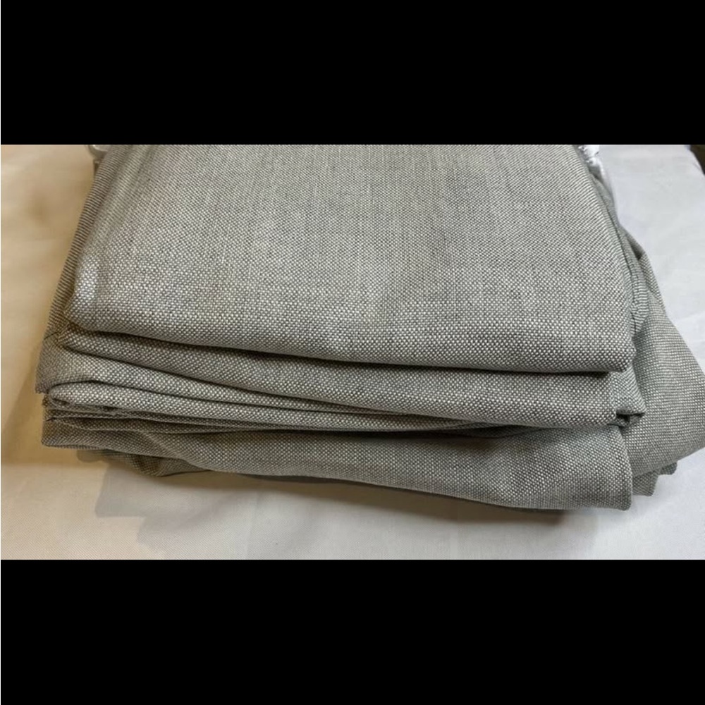 Restoration Hardware Taupe/Gray Upholstery Fabric Panel